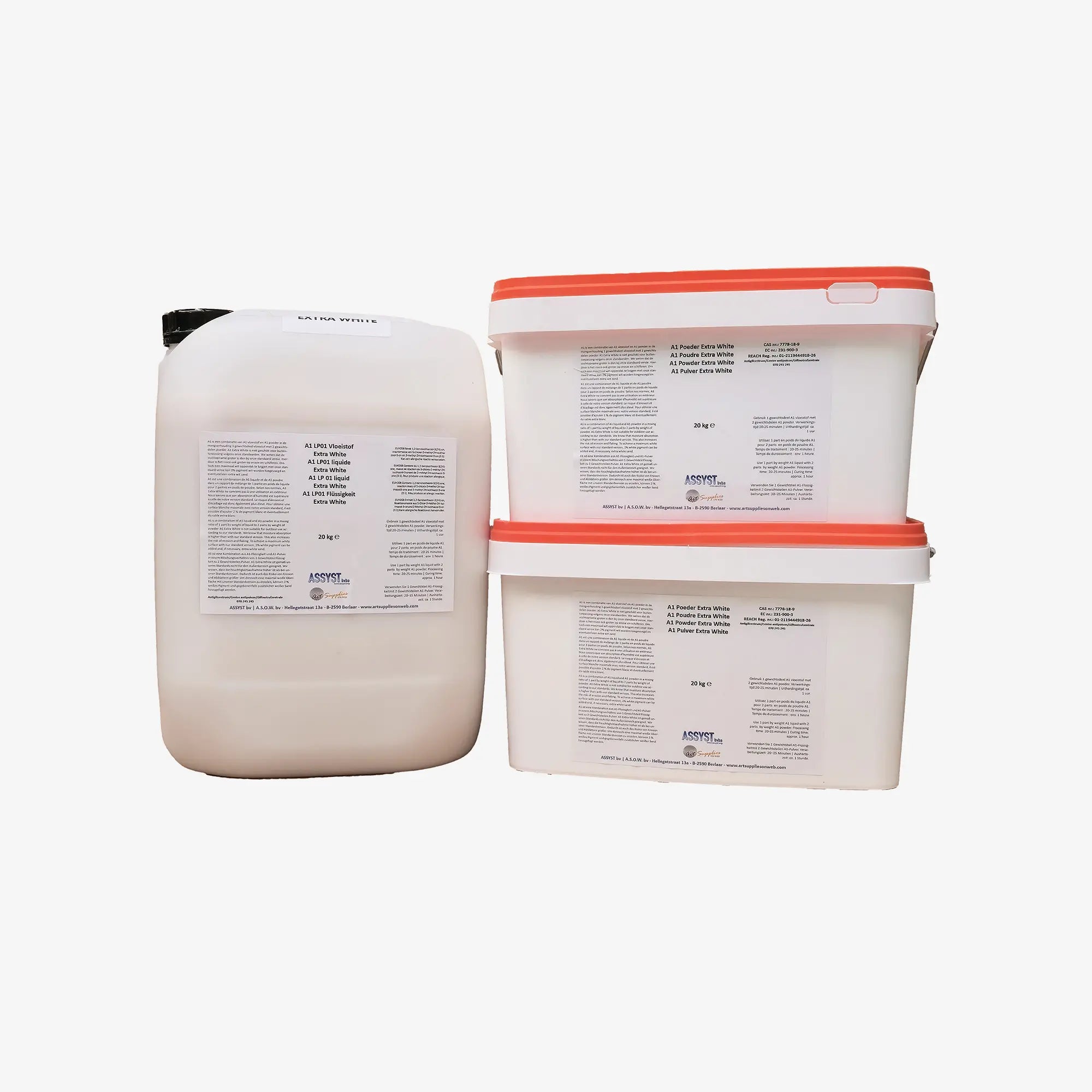 Acrylic One Extra White A+B