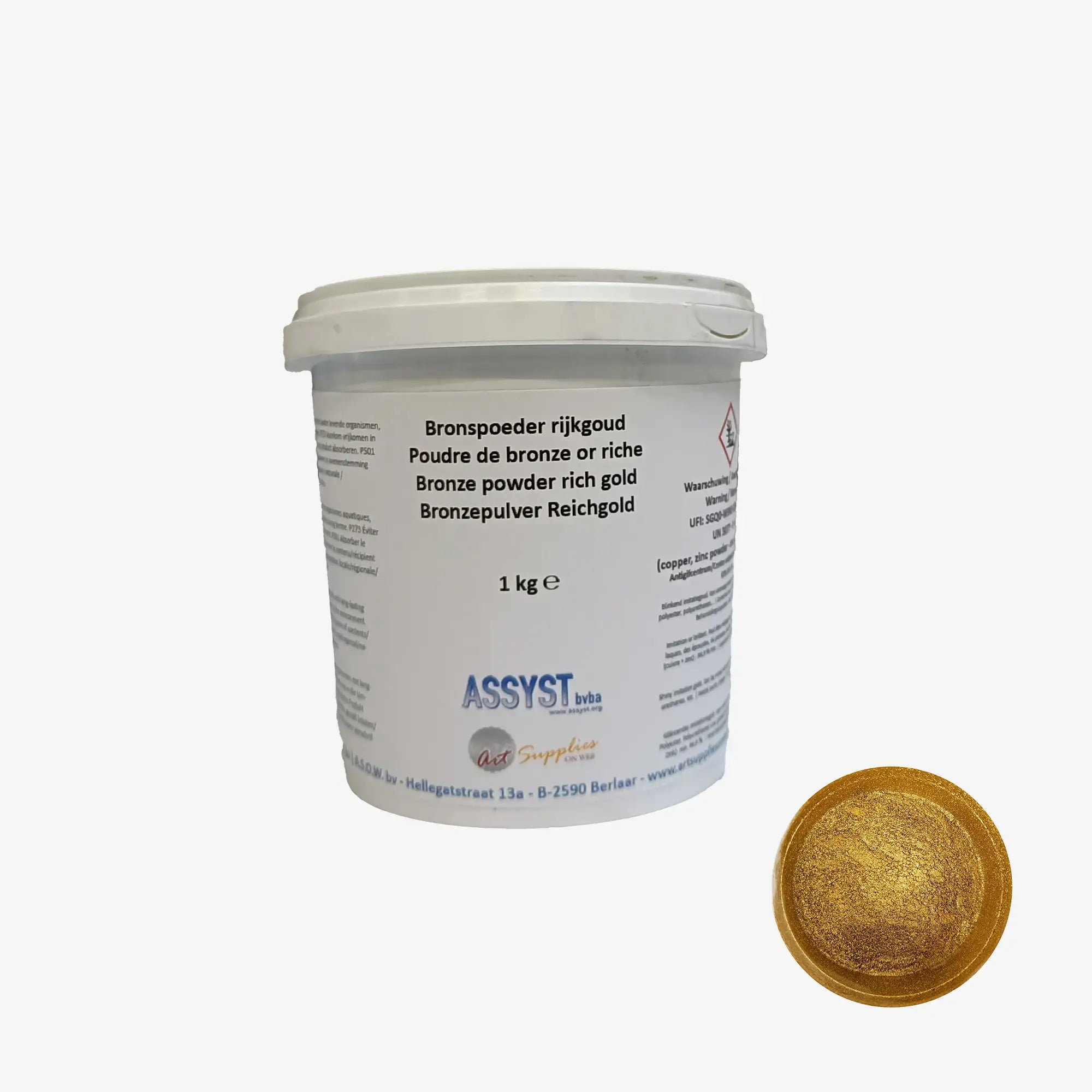 Imitation Gold-, Silber- und Kupferpulver