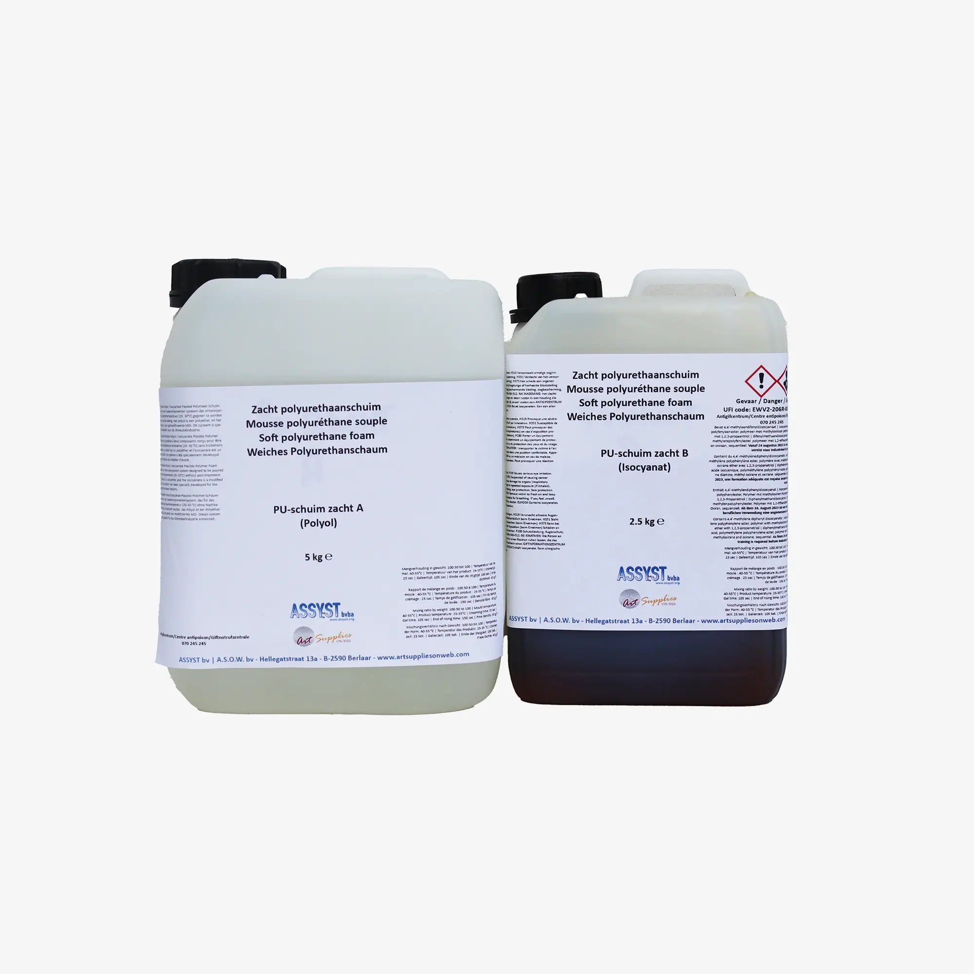 Polyurethane foam - soft A+B