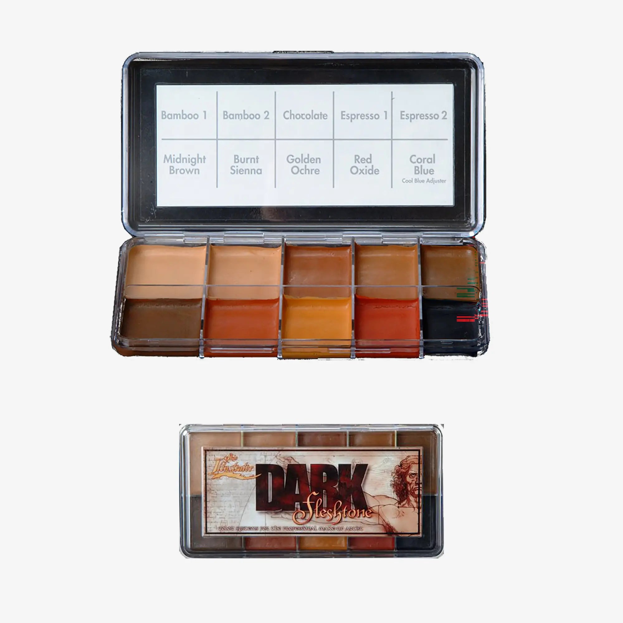 Make-up palettes.
