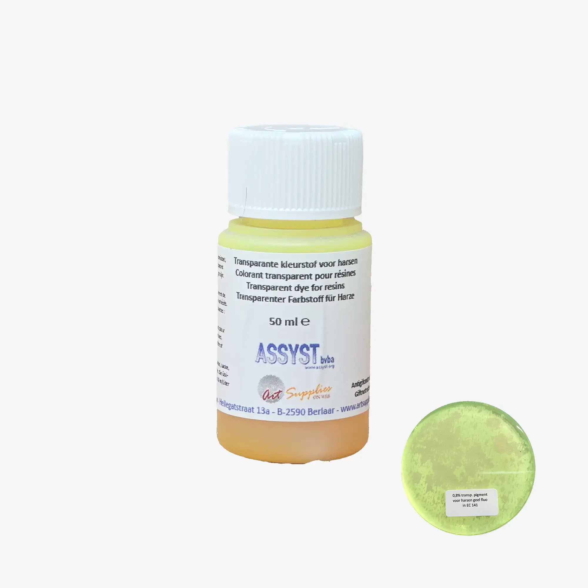 Transparent dye for resins