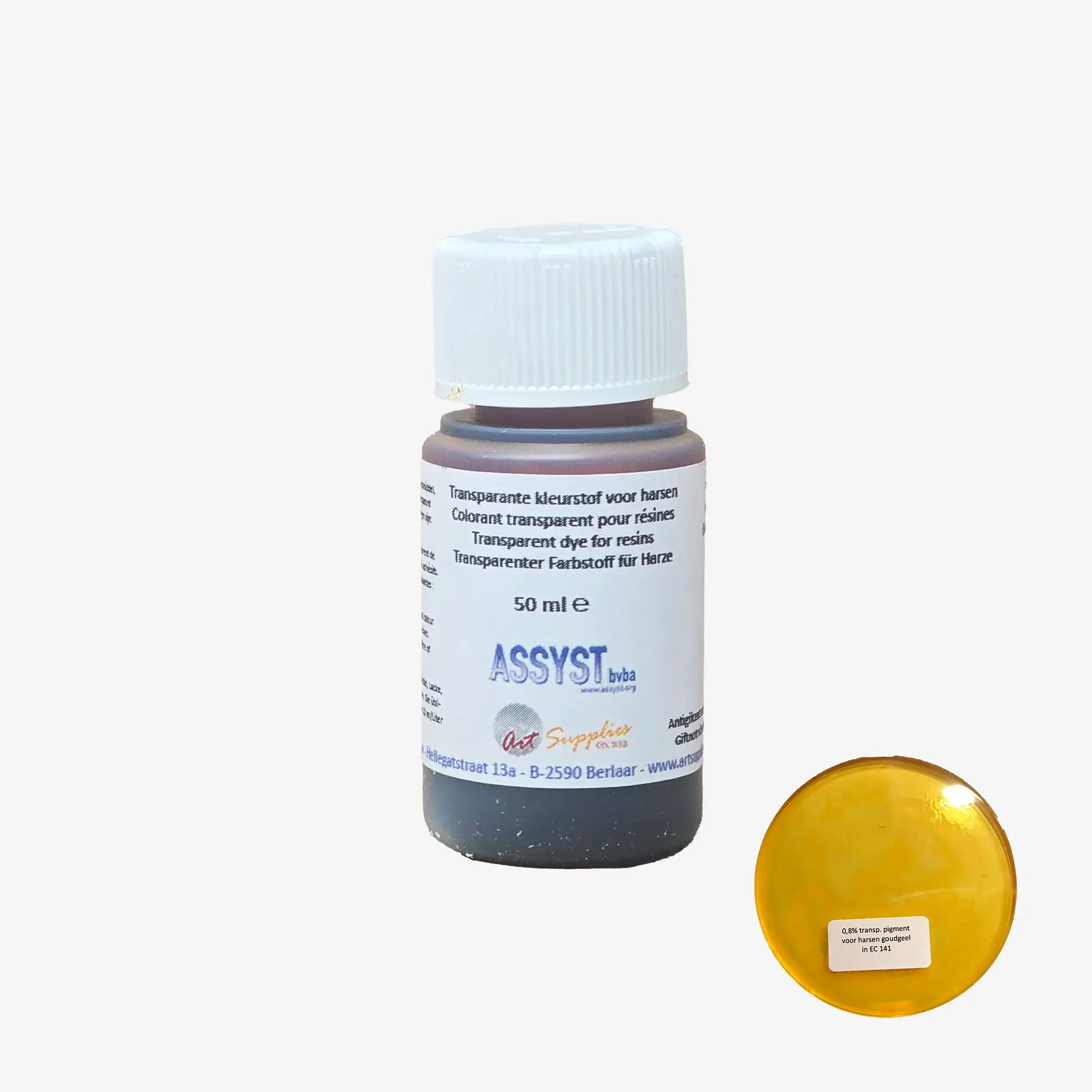 Transparent dye for resins