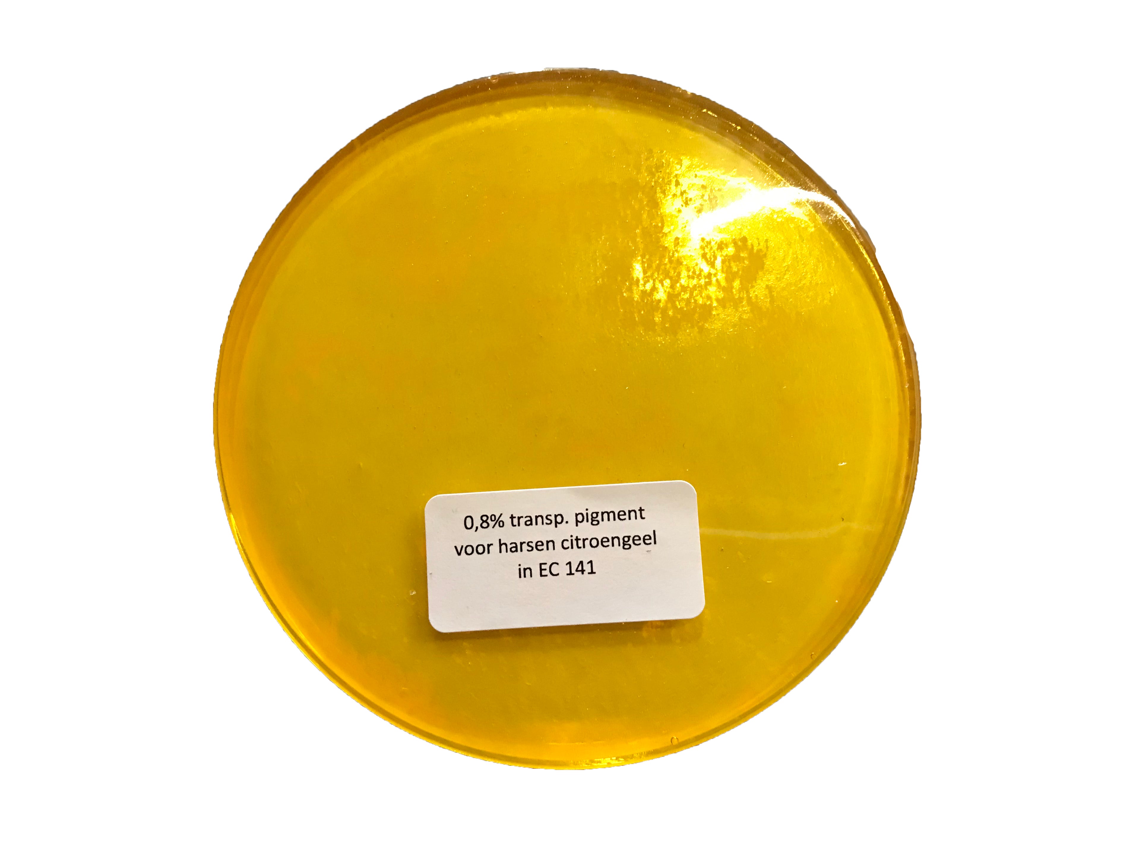 Transparante kleurstof voor harsen