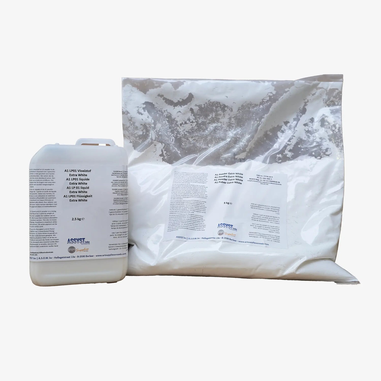 Acrylic One Extra White A+B