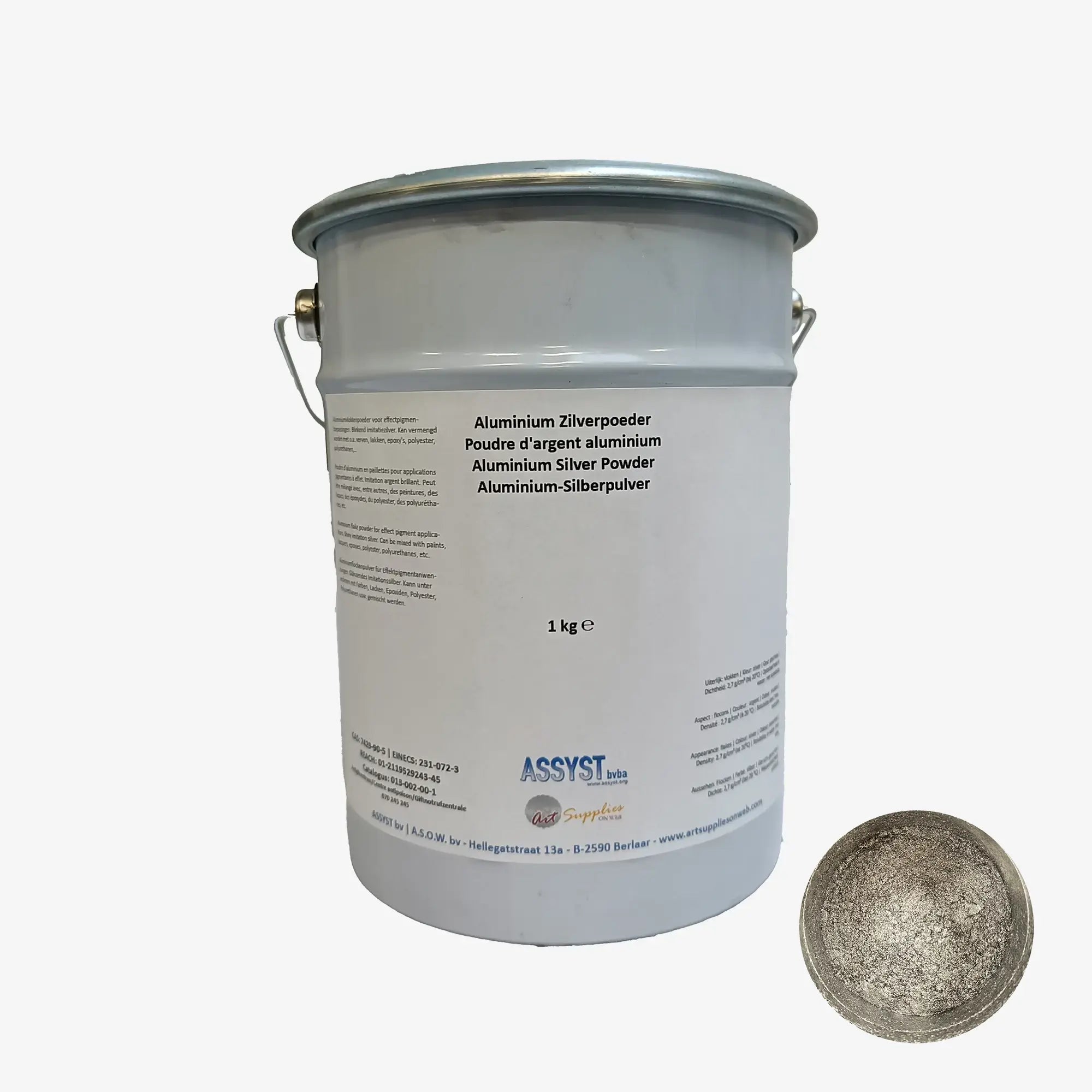 Imitation Gold-, Silber- und Kupferpulver
