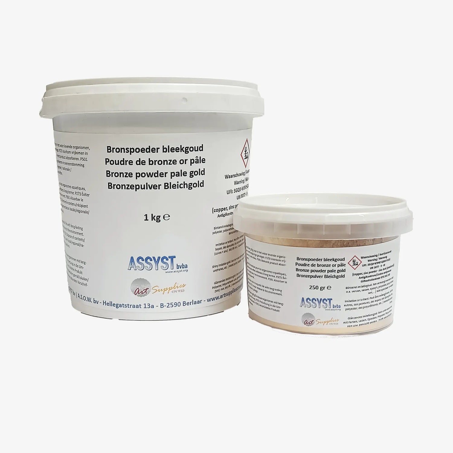 Imitation Gold-, Silber- und Kupferpulver