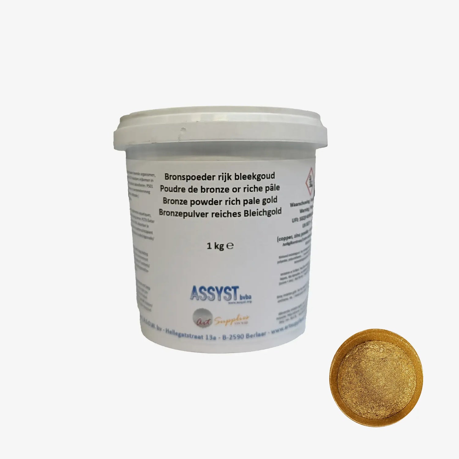 Imitation Gold-, Silber- und Kupferpulver