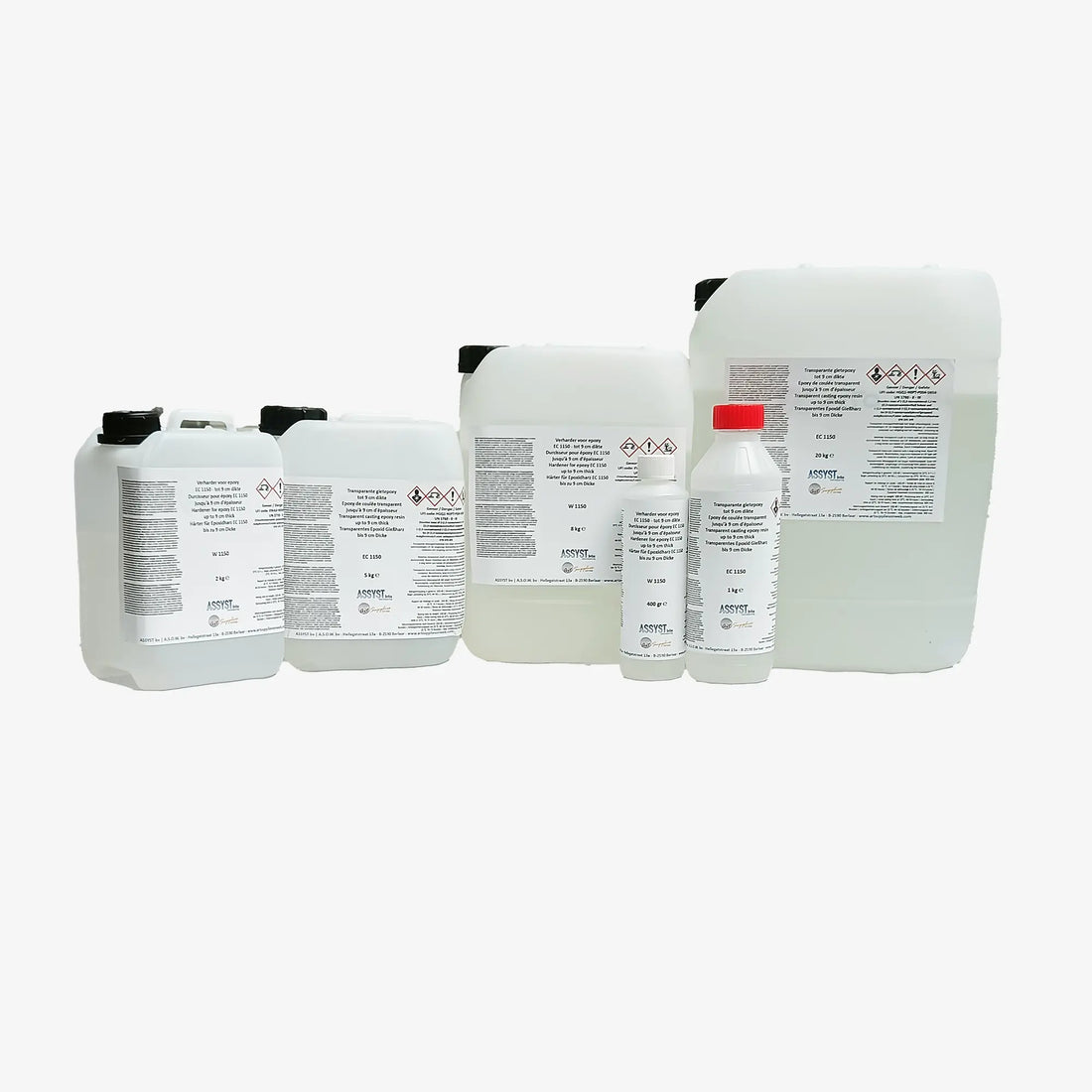 Epoxy EC1150+W1150 tot 9 cm dikte