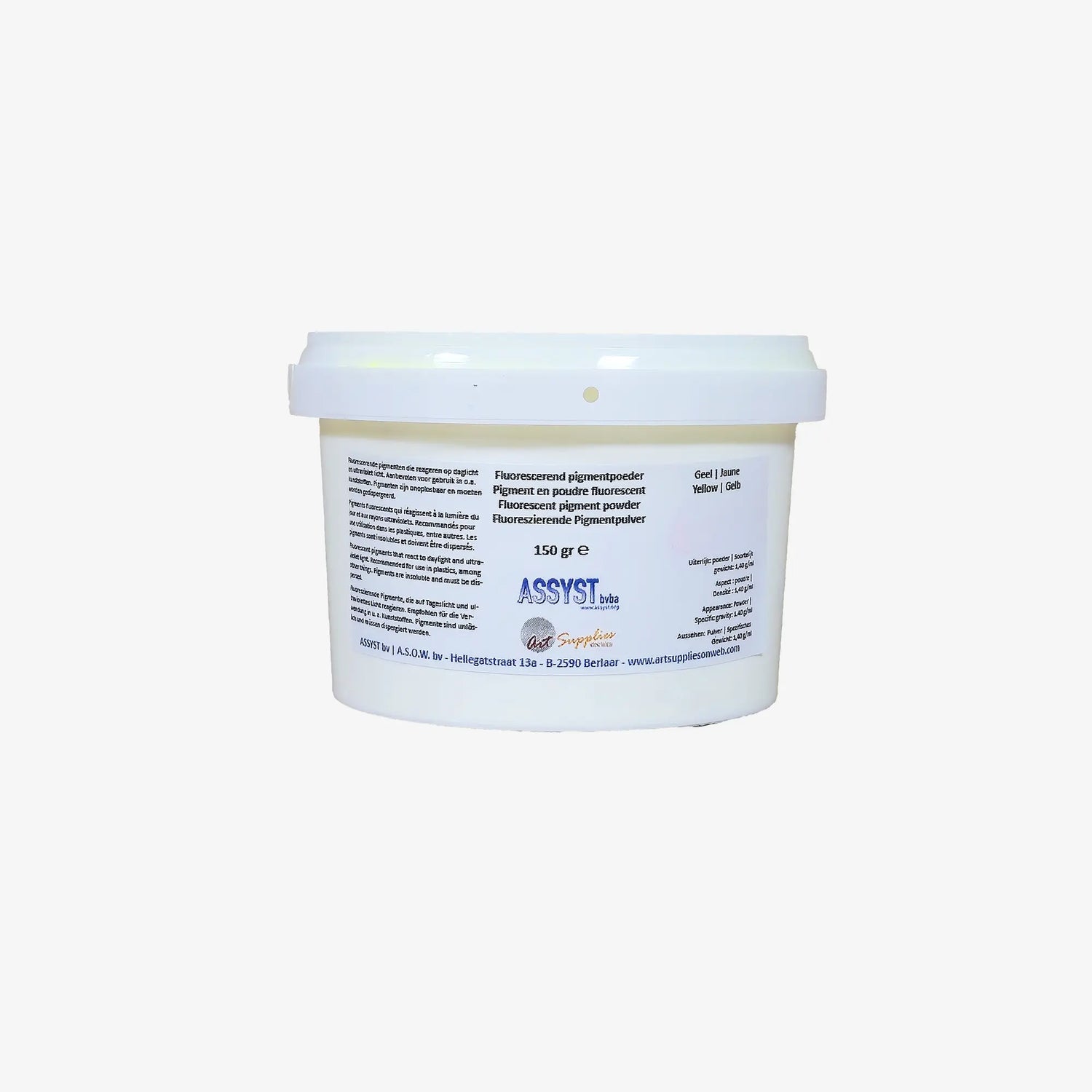 Pigment en poudre fluorescent