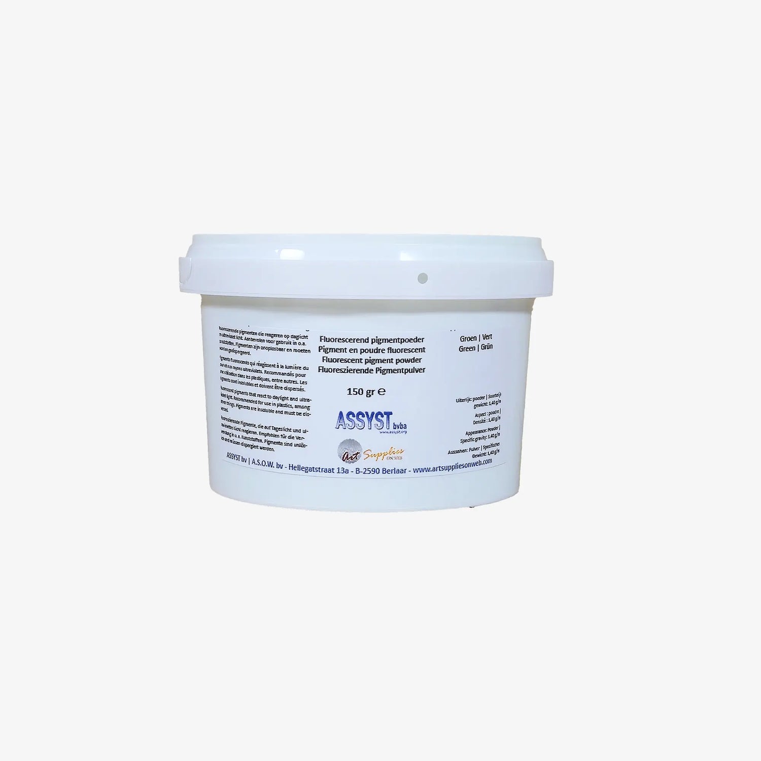 Pigment en poudre fluorescent