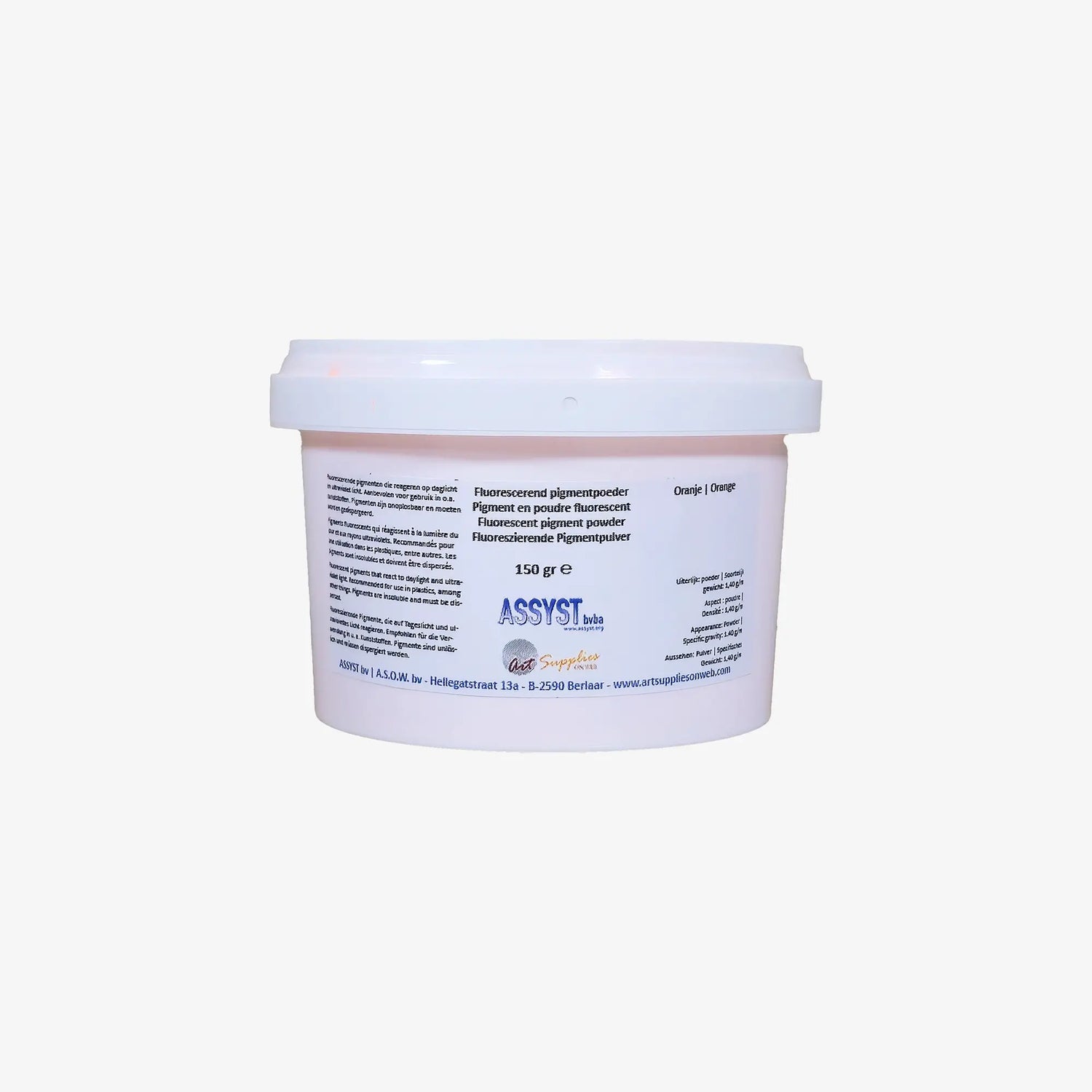 Pigment en poudre fluorescent