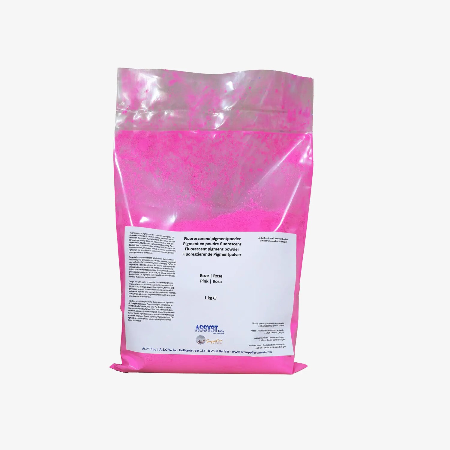 Pigment en poudre fluorescent