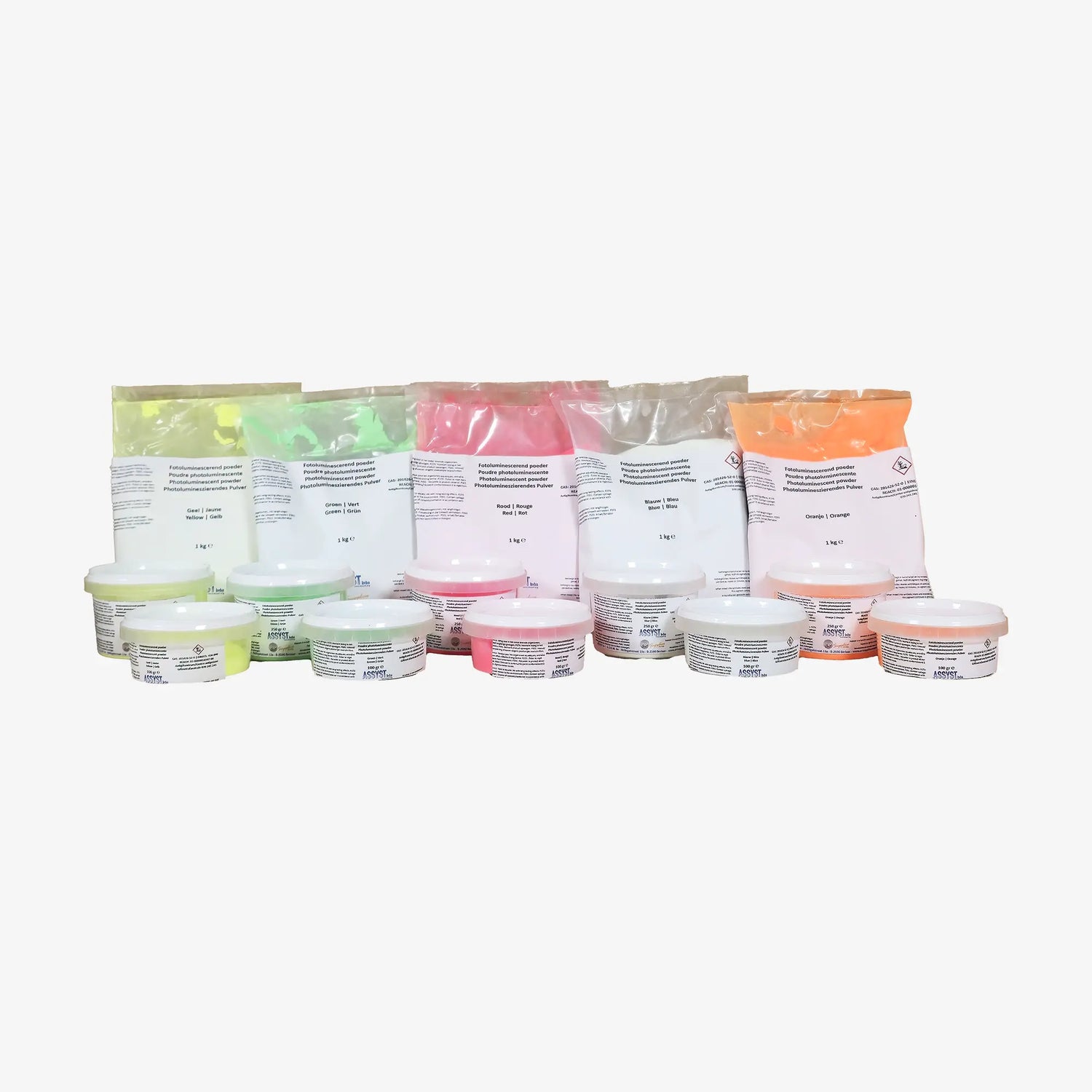 Fotolumineszierendes Pigmentpulver