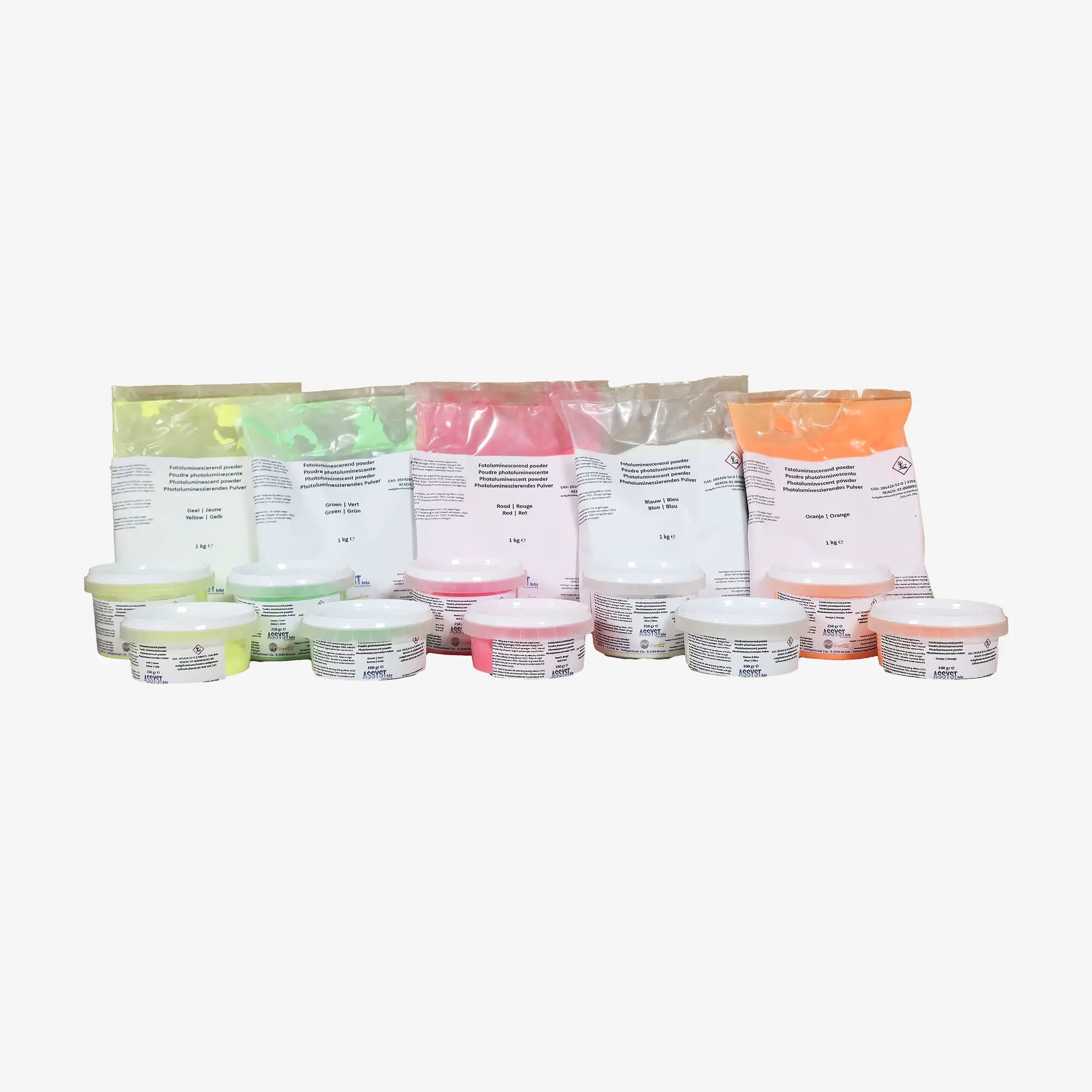 Fotolumineszierendes Pigmentpulver