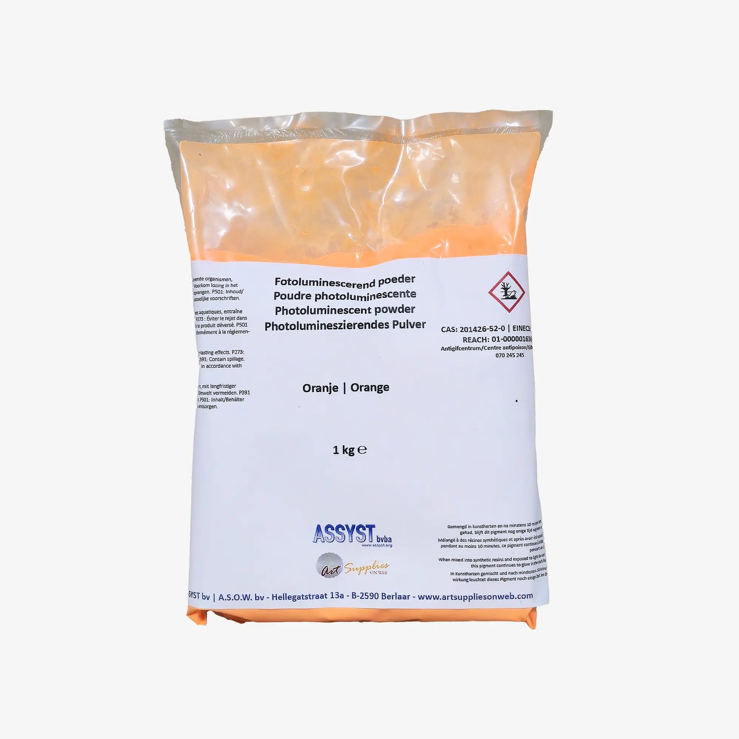 Fotolumineszierendes Pigmentpulver