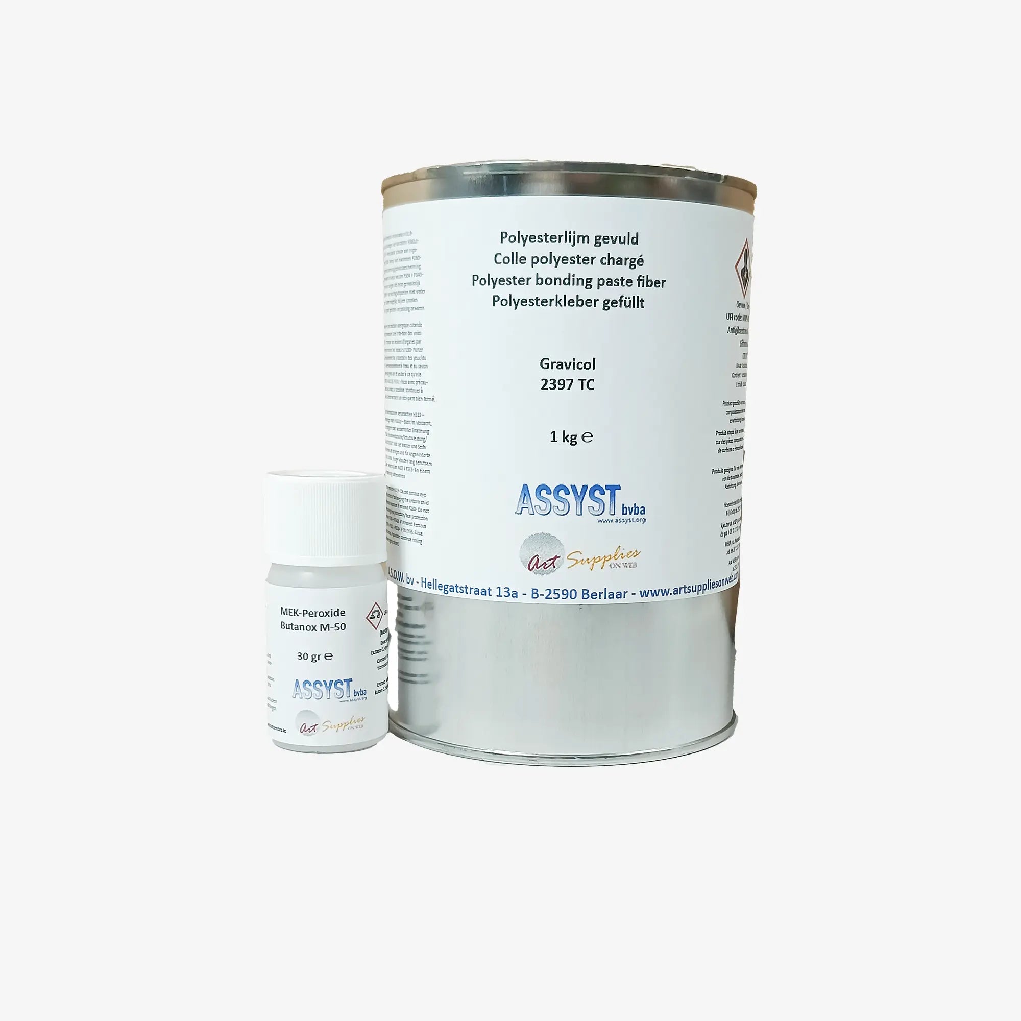 Polyester gravicol 2397 + hardener