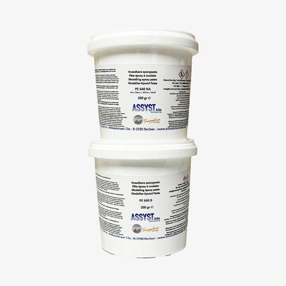 Kneadable epoxy paste A+B