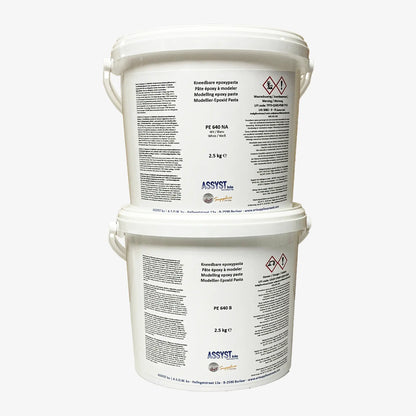 Kneadable epoxy paste A+B