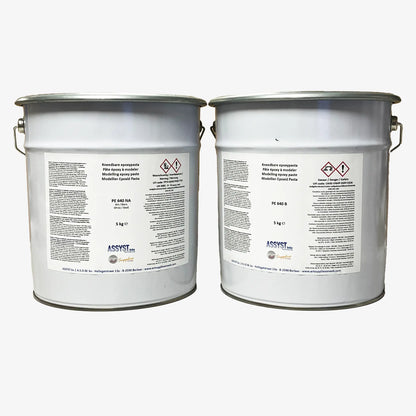 Kneadable epoxy paste A+B