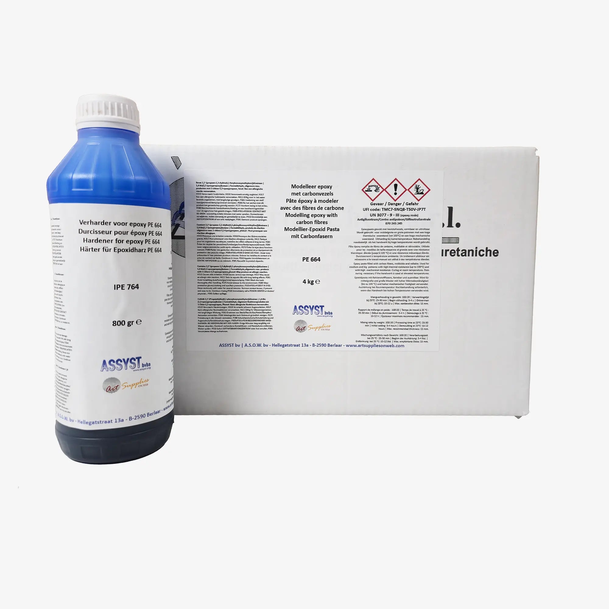 Modelleer epoxy PE664+harder