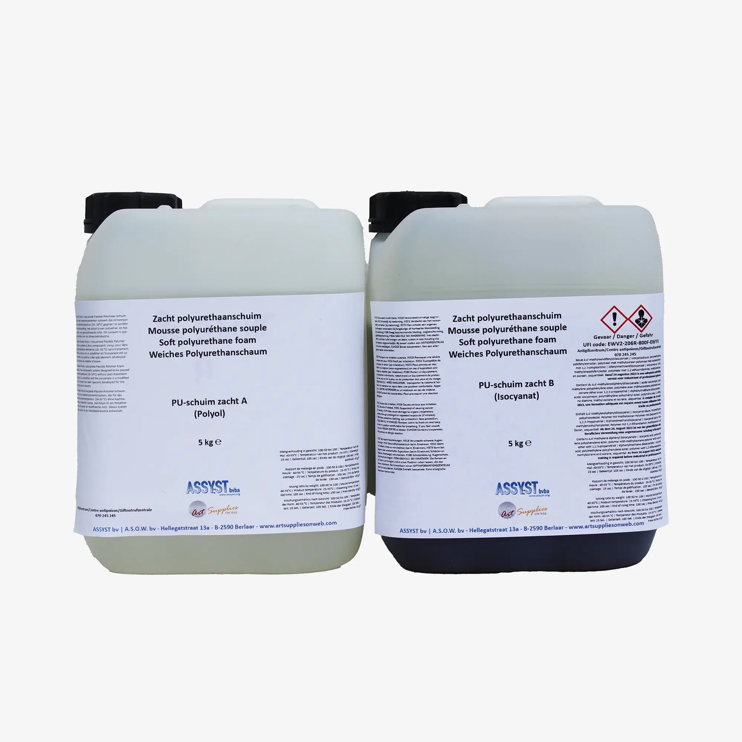 Polyurethane foam - soft A+B