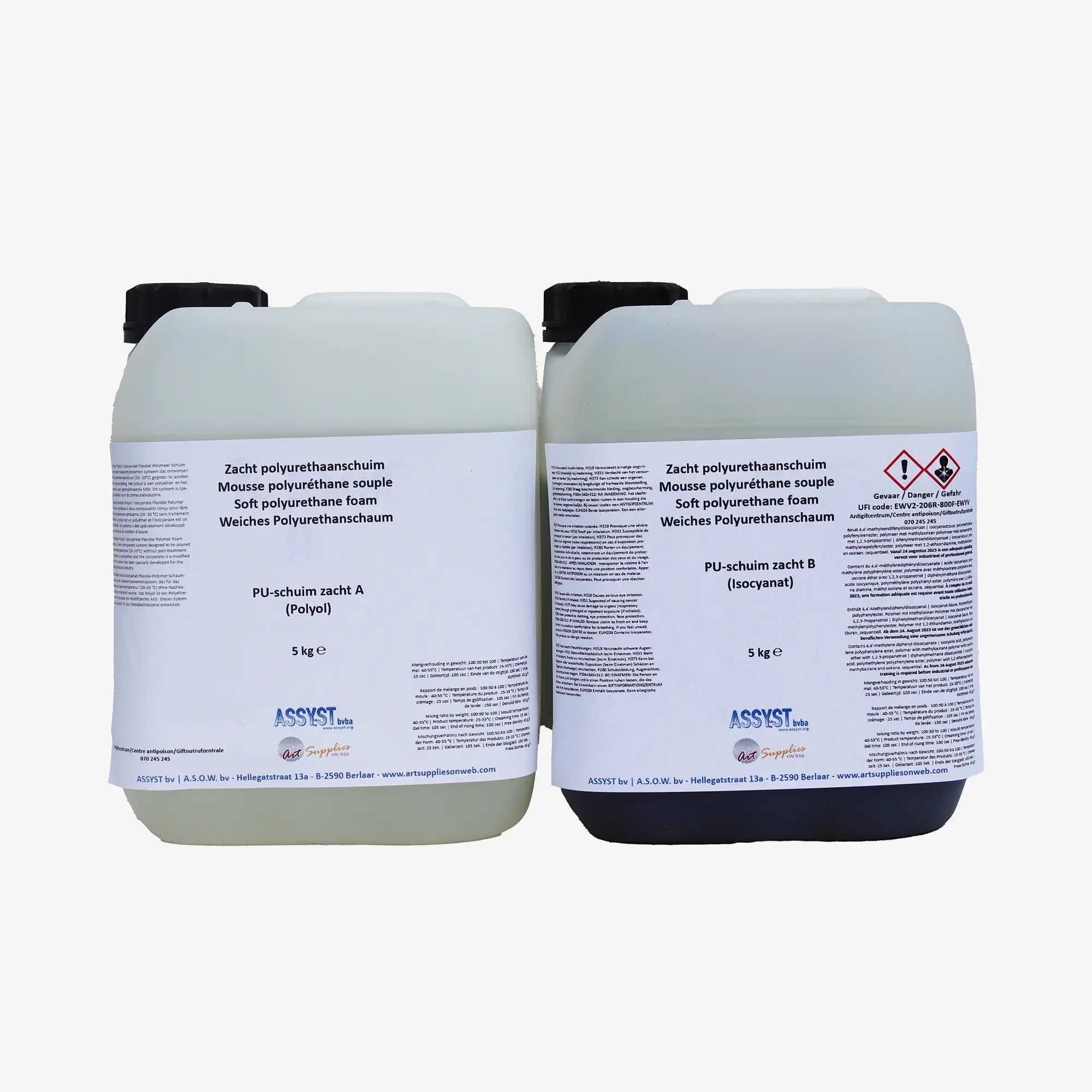 Polyurethane foam - soft A+B