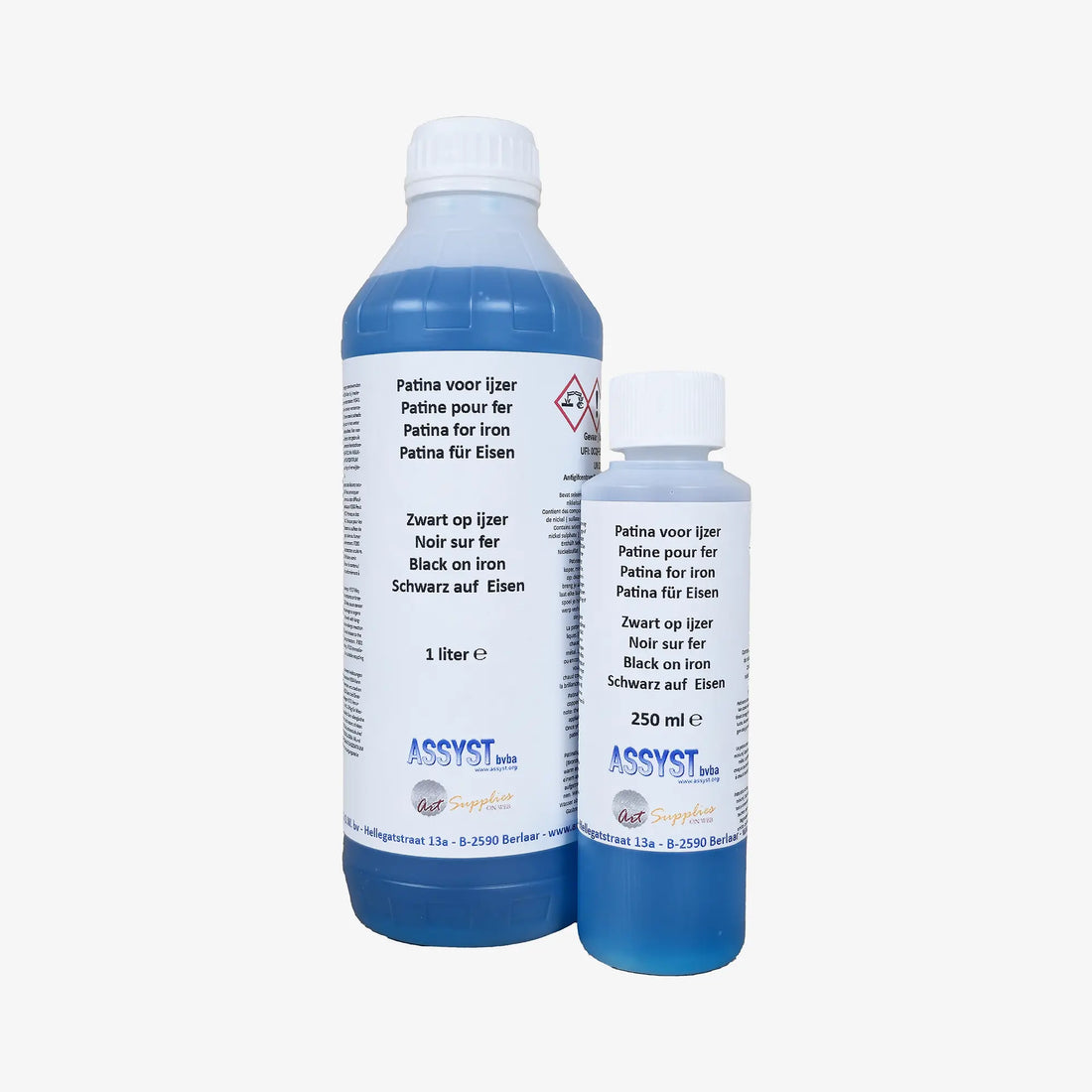 Metallpatina Schwarz auf Eisen