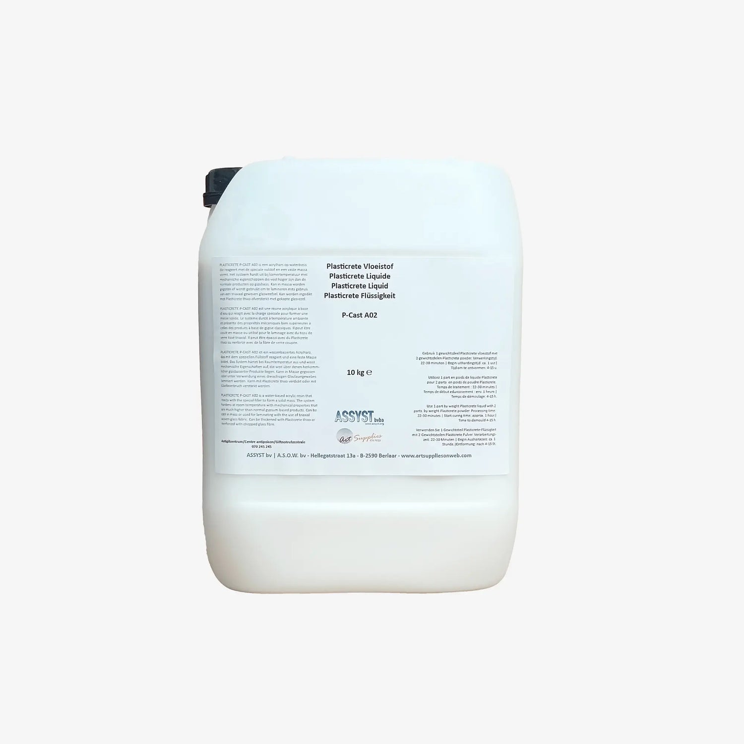 Plasticrete-Flüssigkeit