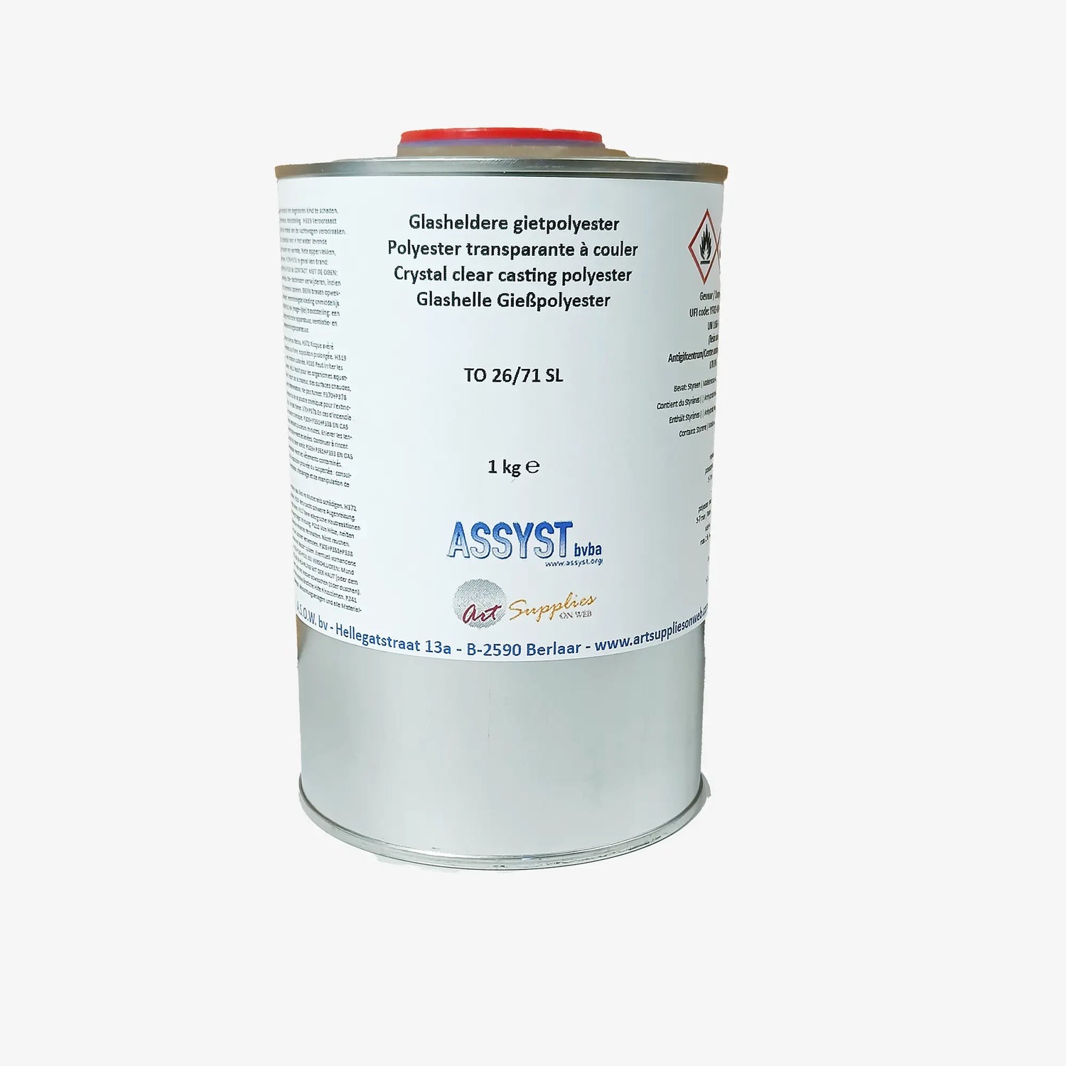 Glasklares Gießpolyester 26/71