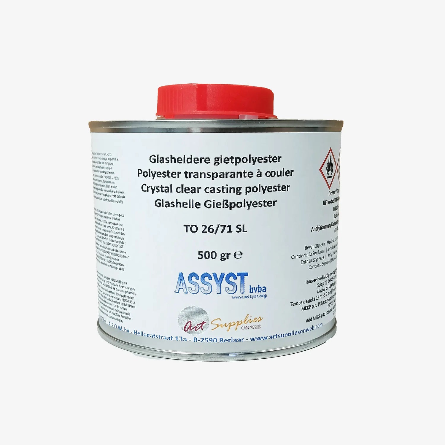 Glasklares Gießpolyester 26/71