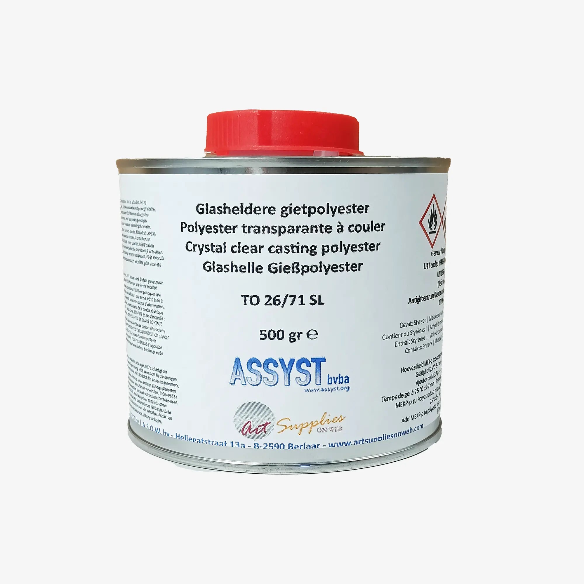 Glasklares Gießpolyester 26/71