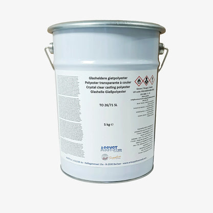 Glasklares Gießpolyester 26/71