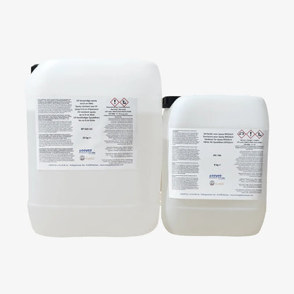 UV-beständiges Epoxidharz RP026UV+IPE744 bis zu einer Dicke von 6-8 cm