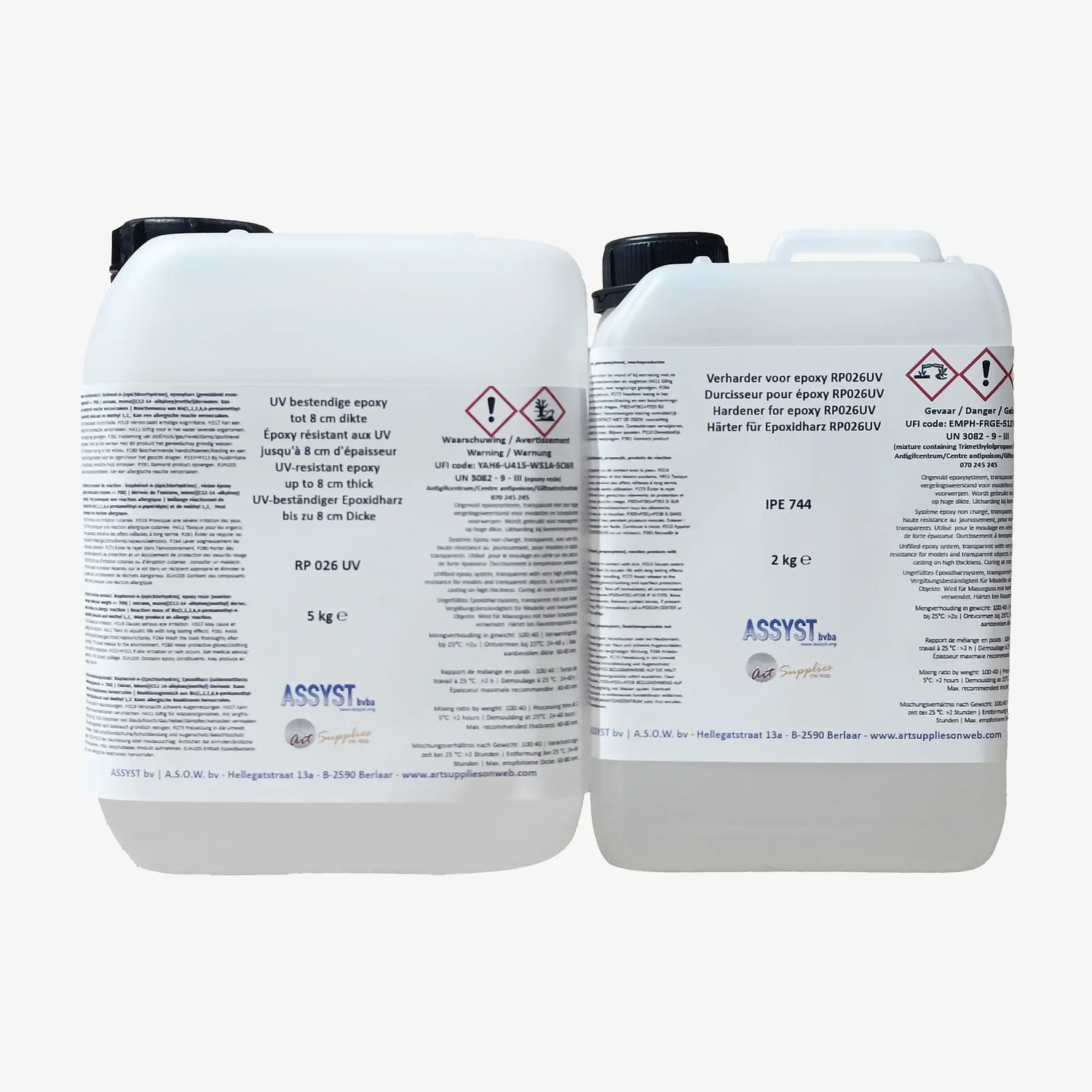 UV-beständiges Epoxidharz RP026UV+IPE744 bis zu einer Dicke von 6-8 cm