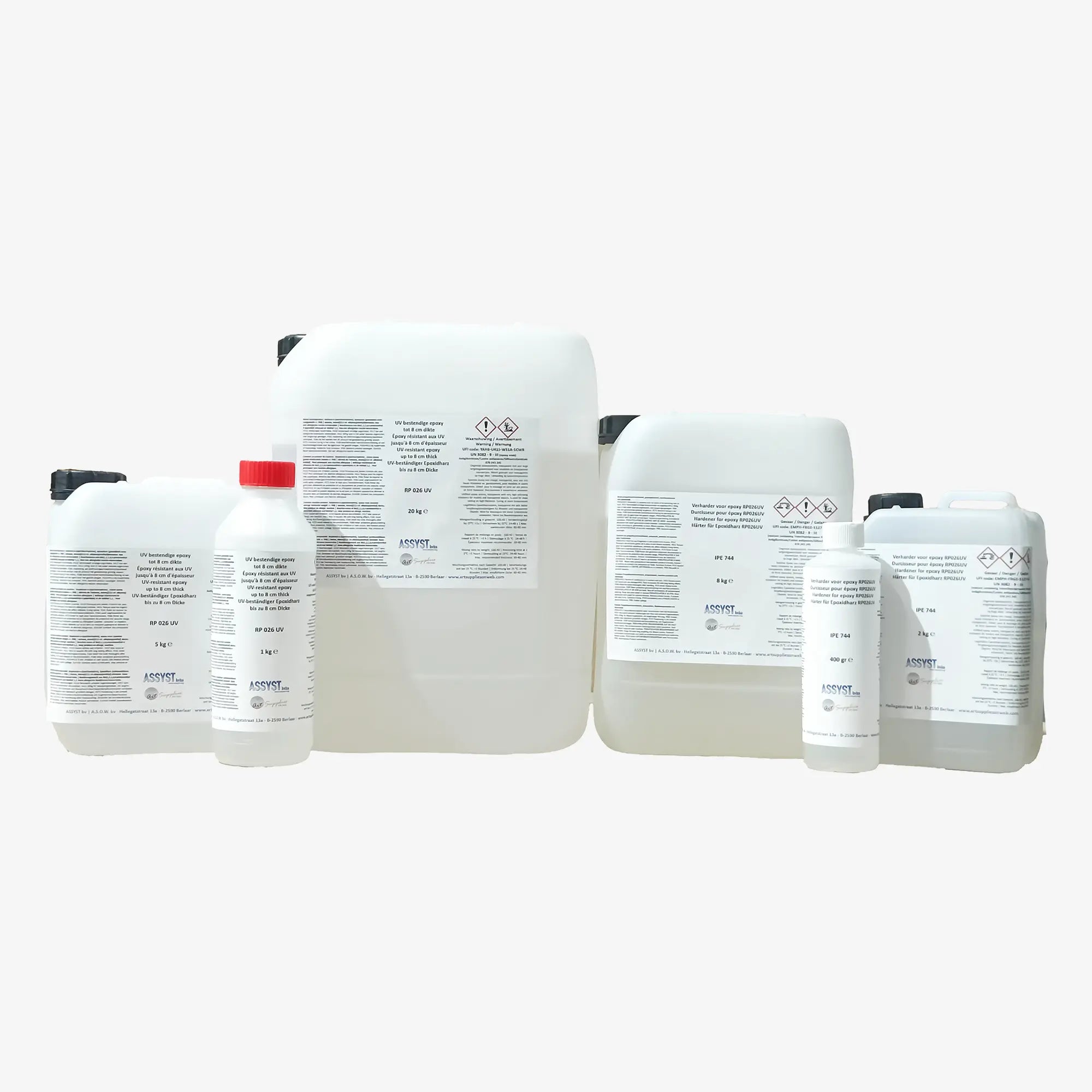 UV-beständiges Epoxidharz RP026UV+IPE744 bis zu einer Dicke von 6-8 cm