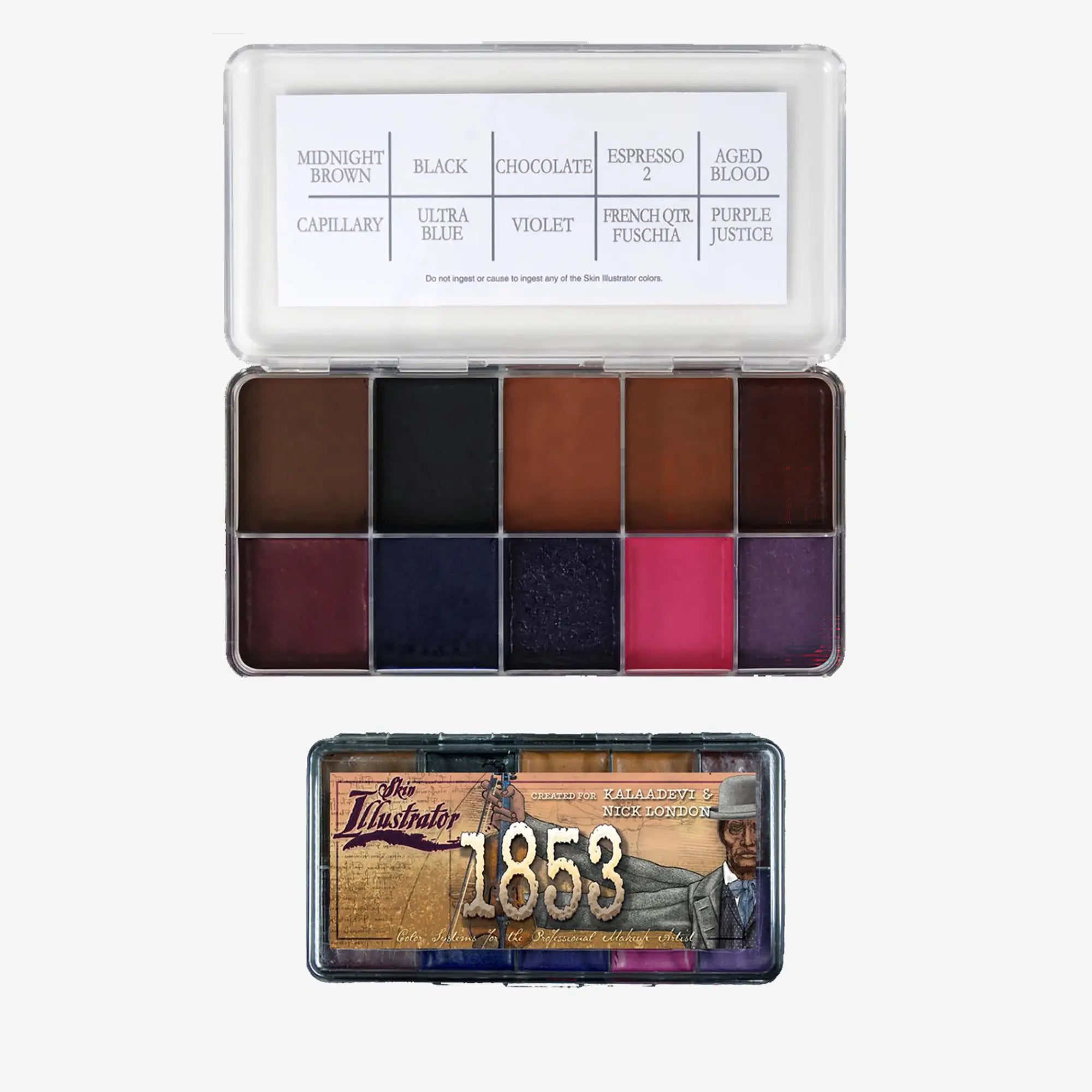 Make-up palettes.