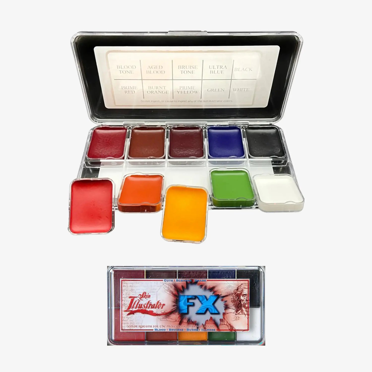Make-up palettes.