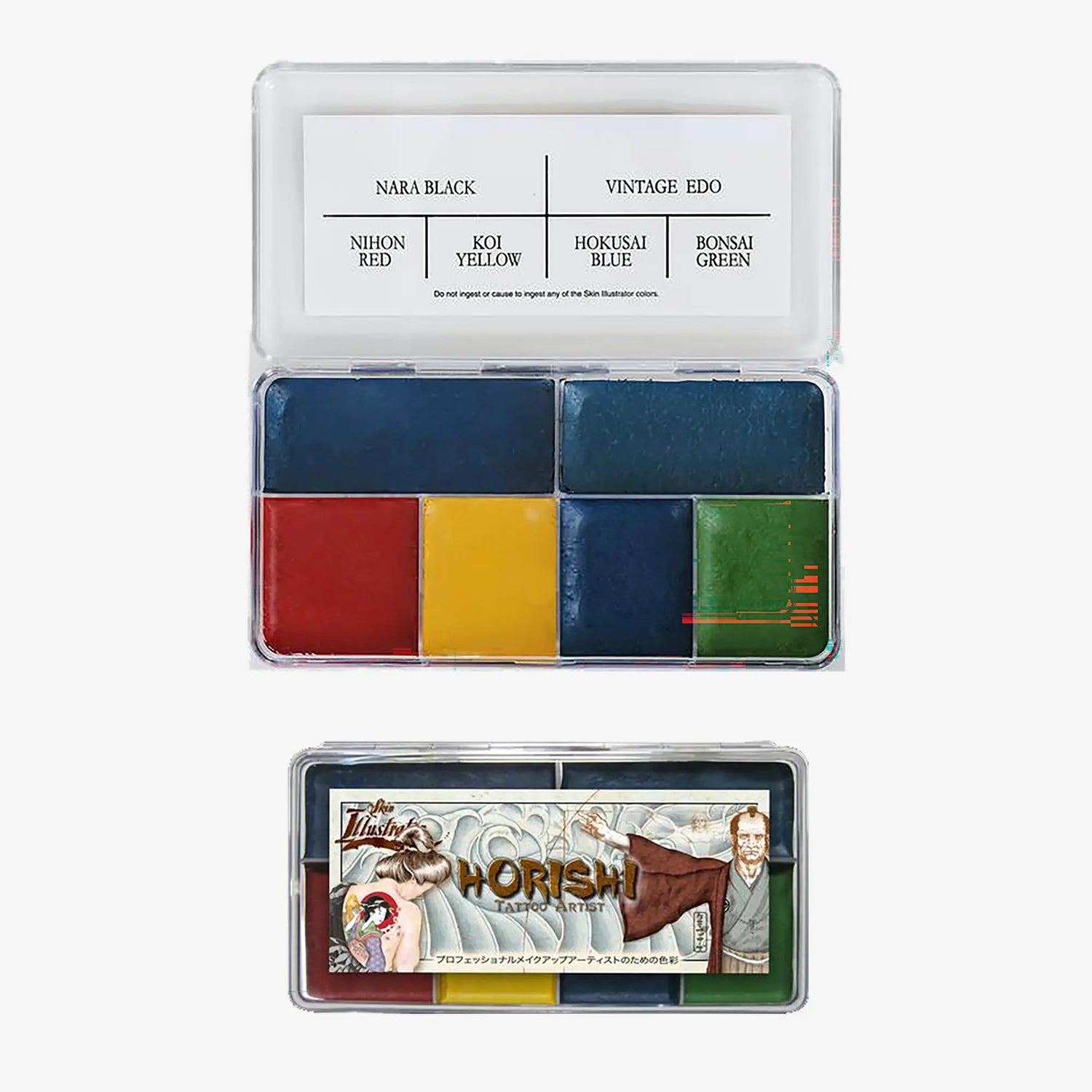 Make-up palettes.