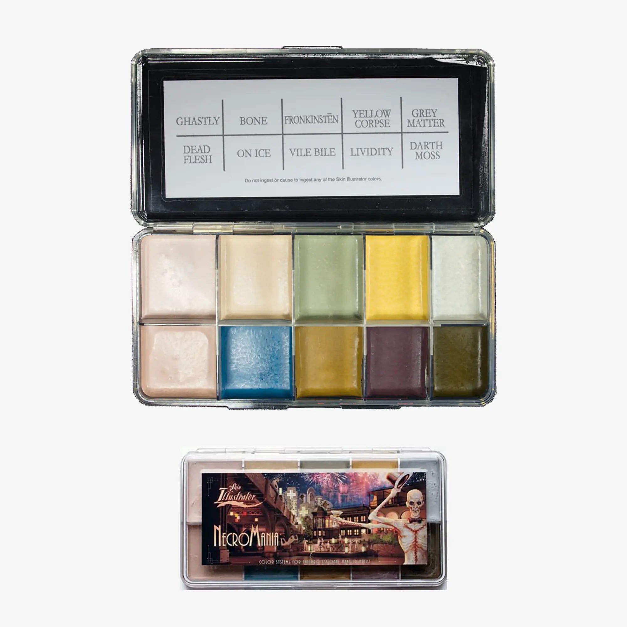 Make-up palettes.