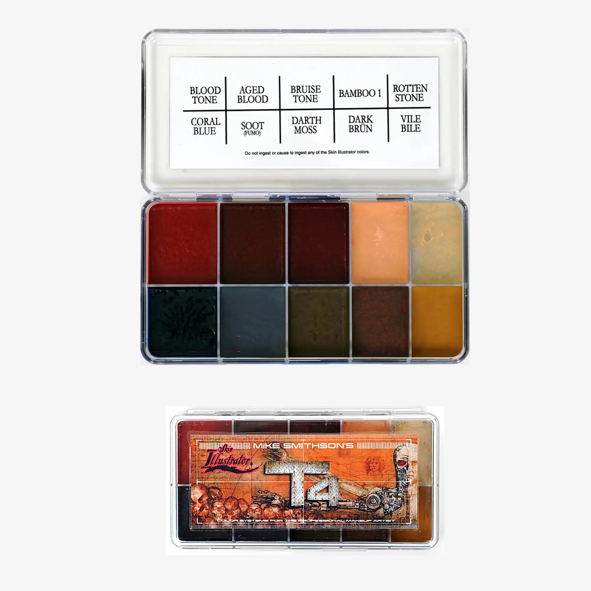 Make-up palettes.