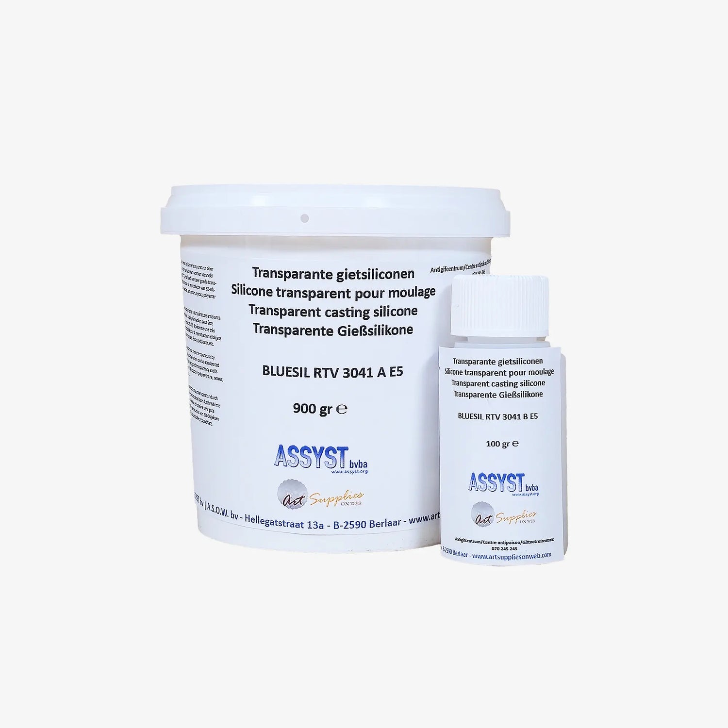 Transparante siliconen A+B