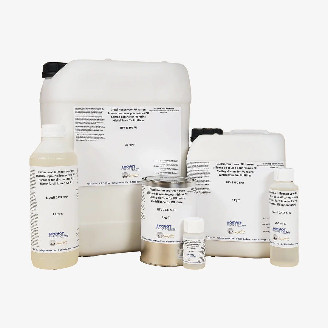 Silicone for PU + hardener