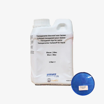 Transparent dye for resins