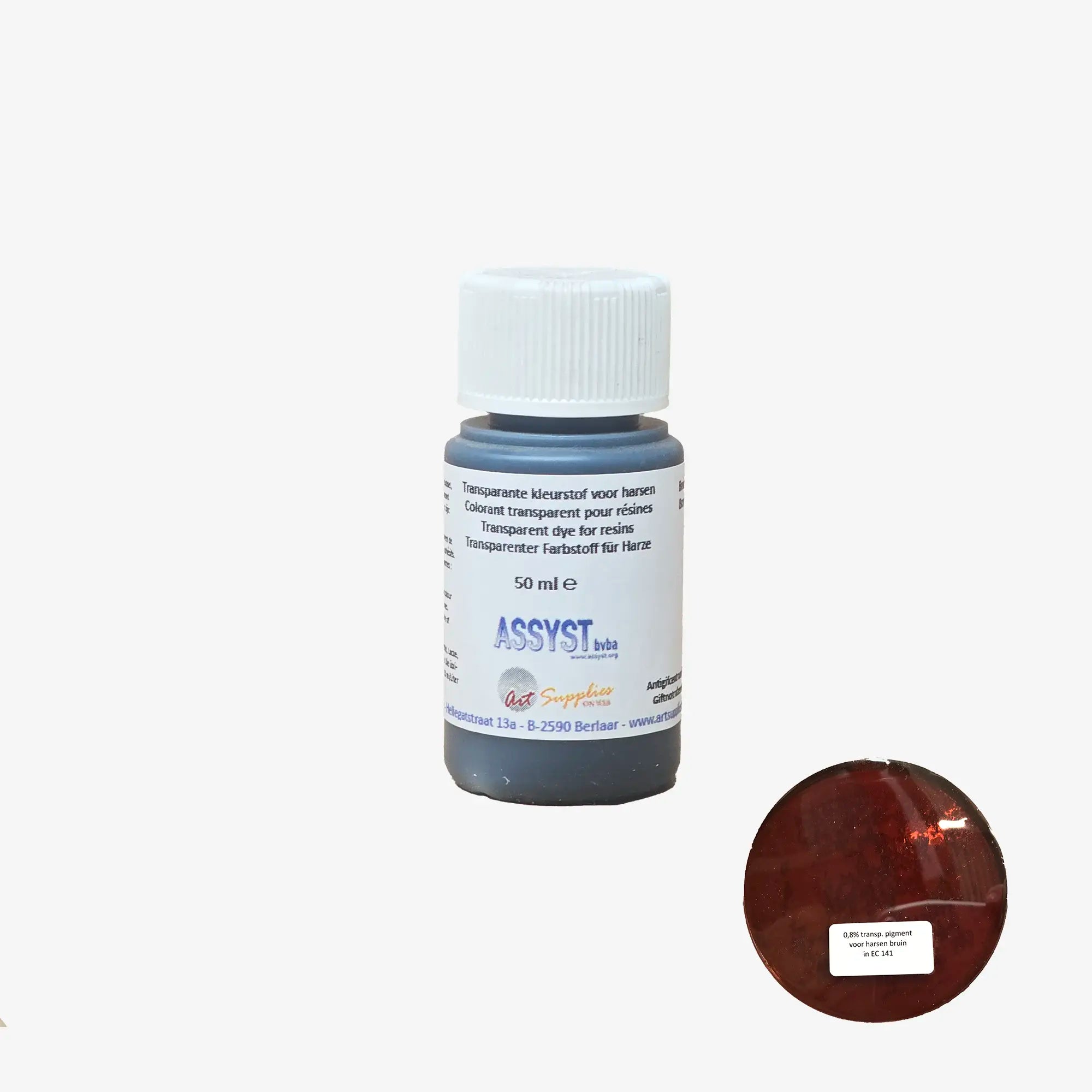 Transparent dye for resins