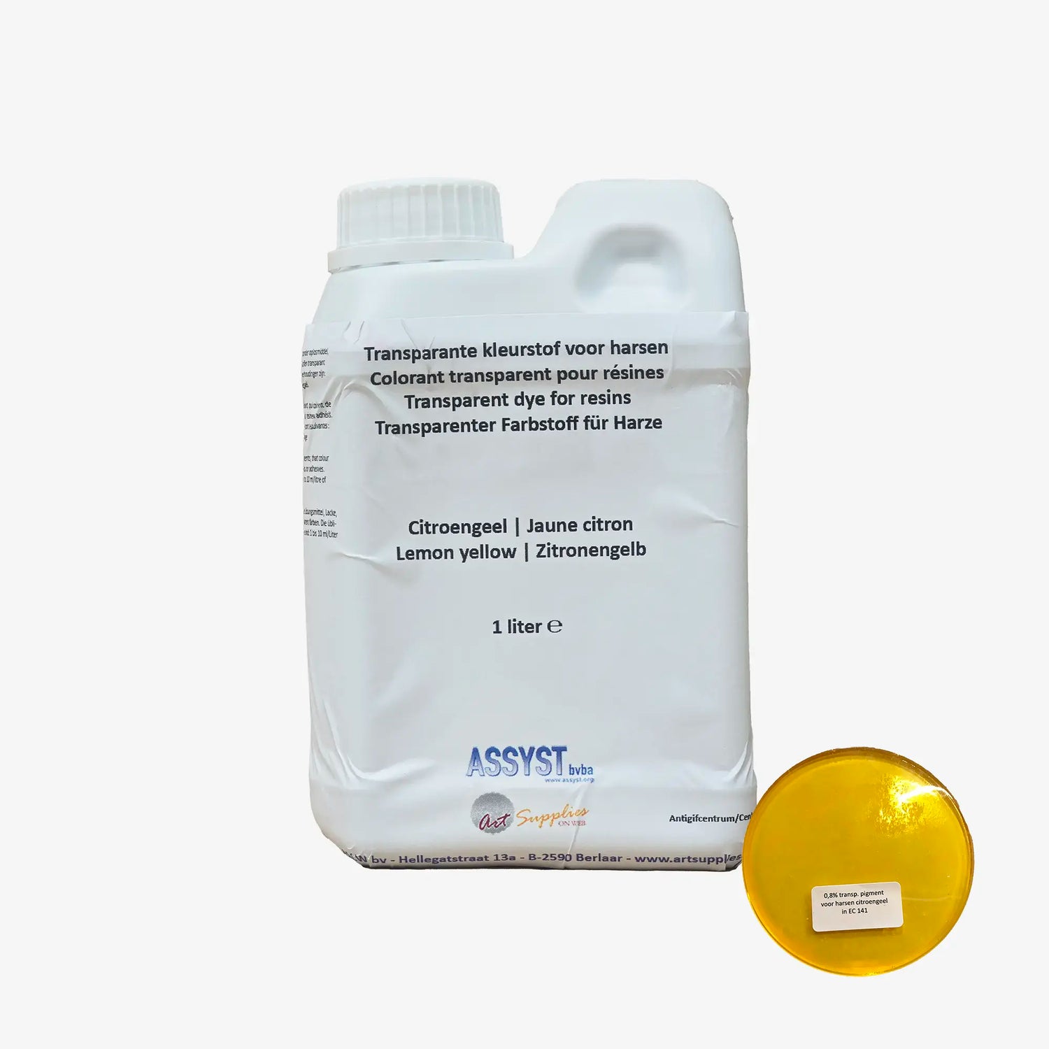 Transparent dye for resins