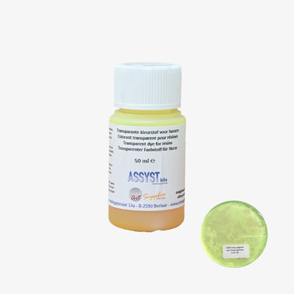 Transparent dye for resins