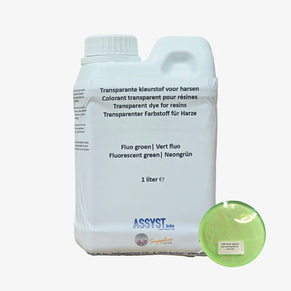 Transparent dye for resins