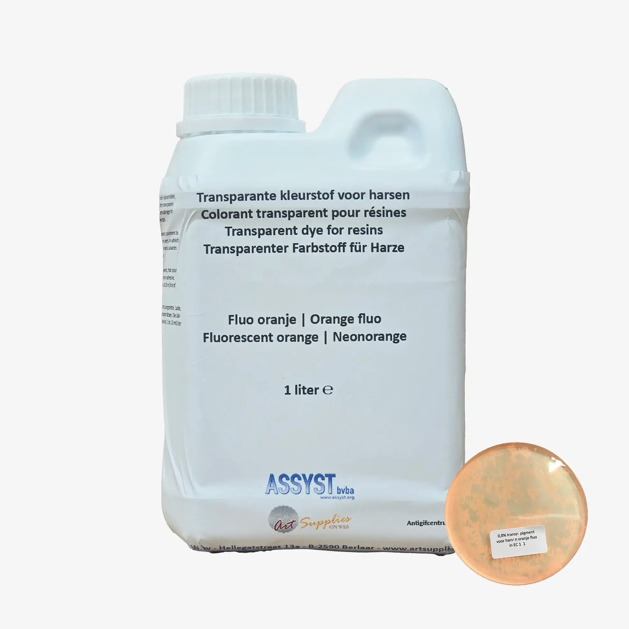 Transparent dye for resins