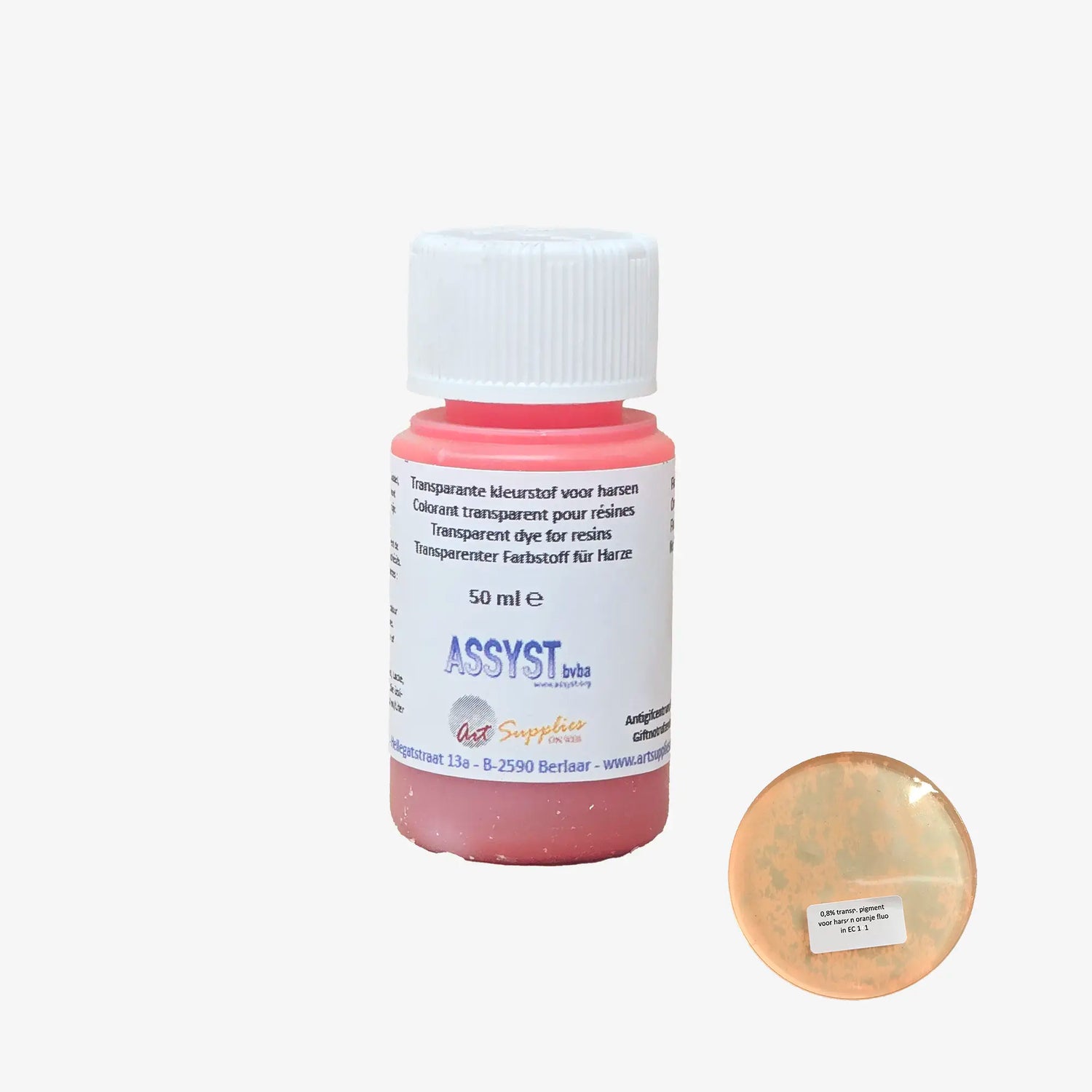 Transparent dye for resins