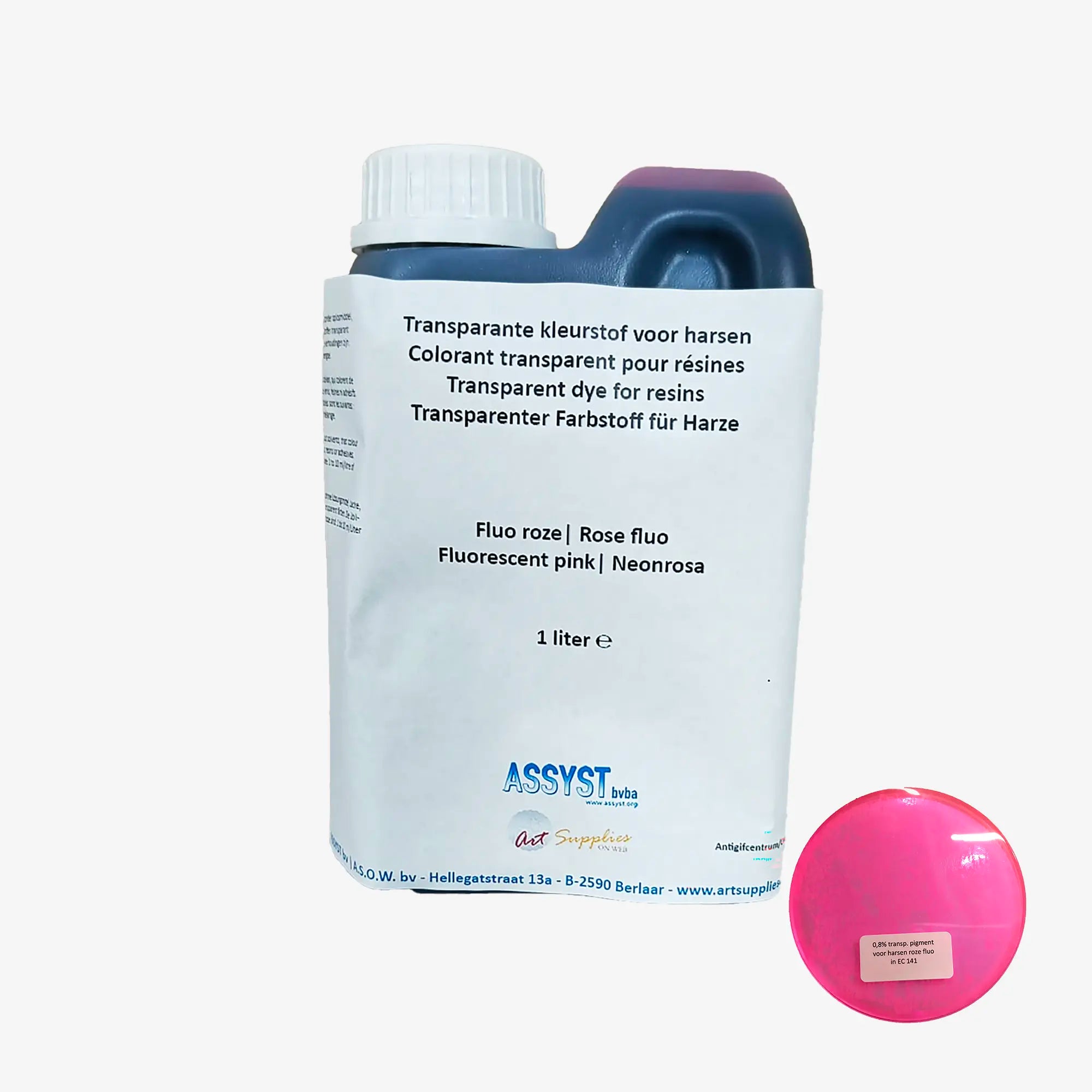 Transparent dye for resins